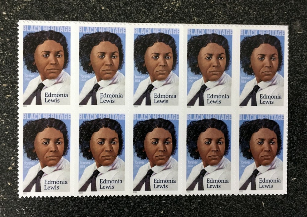 2022USA #5663 Forever Edmonia Lewis – Black Heritage – Block of 10 postage