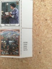 1994 USPS Civil War Full Sheet of 20 Stamps in frame