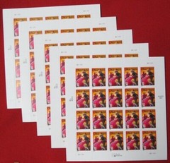 Three Sheets / Panes x 20 = 60 of CINCO DE MAYO 32¢ US Postage Stamps USA # 3203