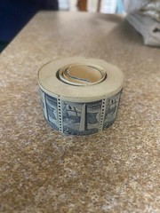 2 and a half cent roll of stamps 100+ pieces