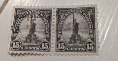 Statue of Liberty 15c Stamps (2)