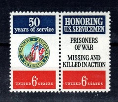US Stamps – 1970 – 50 Years of Service-Disabled Veterans (SC# 1421-1922)