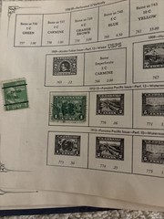 Vintage 1930s U.S. Stamp Album – 1893 Columbians, Prexies, Airmail & Philippines
