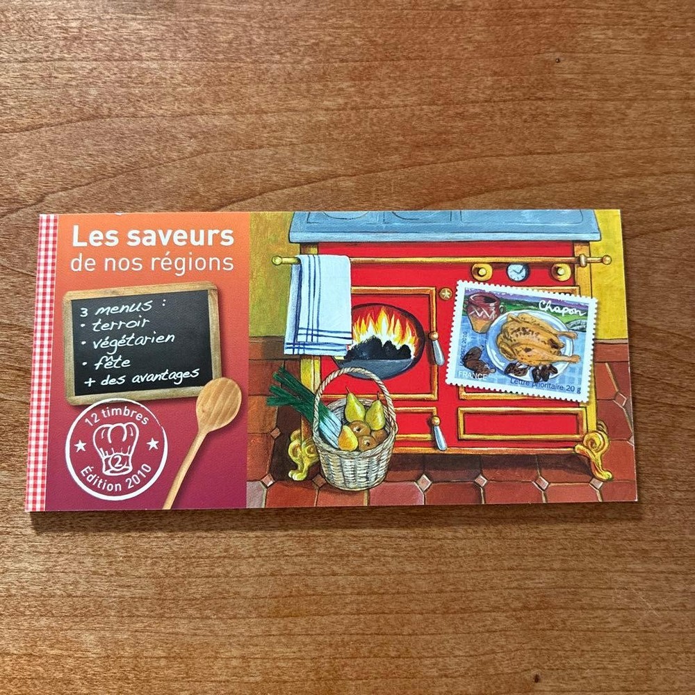 France 2010 Food Recipe Stamp Album