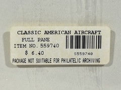 1996 Classic American Aircraft Air Planes 32 Cent Stamp Set #3142 (Still Sealed)