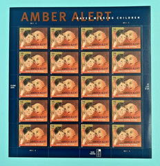 SCOTT #4031 AMBER ALERT 39¢ – 2 PANES OF 20 = 40 STAMPS FV$15.60