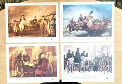 Scott# 1686-1689, 1976 Bicentennial Souvenir Sheets, 13, 18, 24, 31 Cents, MNH