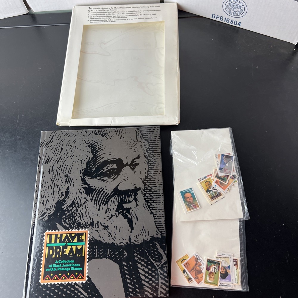 I Have A Dream Black Heritage US Postage Stamp Collection Book W/ Postage Stamps