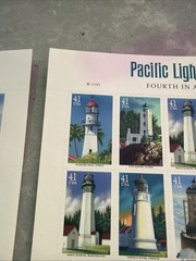 Two Full Sheets x 20 PACIFIC Lighthouses 41¢ US Postage Stamps 4146-4150 2006