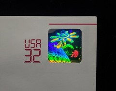 Hologram Stamp 32 Cents Holographic Stamped Envelope
