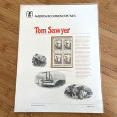 American Commemoratives – Tom Sawyer 7204 – USPS Stamp Bank Note Oct. 13, 1972