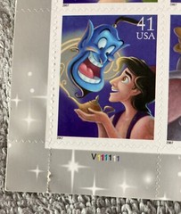Mickey Dumbo Aladdin The Art of Disney Magic Group Of 20 41 cents stamp sheet