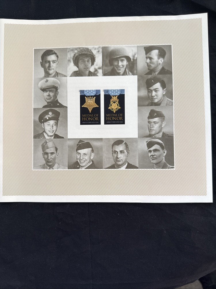 US SCOTT 4822 – 4823 SHEET OF 20 WORLD WAR II MEDAL OF HONOR FOREVER STAMPS MNH
