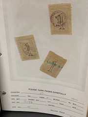 US Stamps Scott #R184 $1 Documentary Hands tamped (3x)