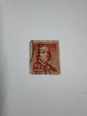 US Postage Stamp 1/2 Cent Benjamin Franklin Used Postage Stamp Collecting