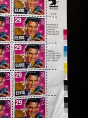 1992 Elvis Presley 29-cent postage stamps full sheet 22222