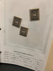 U.S. Revenue Proprietary Tax stamp scott RB46 – 3/8 cent 1914 issue Unused (3x)