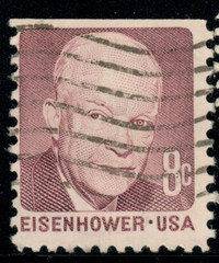 USA – 1971 – Prominent Americans – Dwight D. Eisenhower – 8¢ – #3373