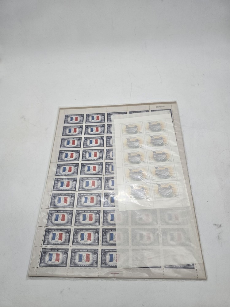 United States 5¢ France Overrun Nations Postage Stamp #915 MNH Sheet + MORE