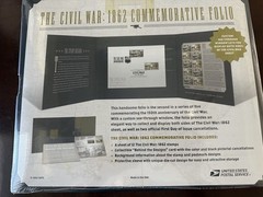 Civil War Stamps-USPS «The Civil War: 1862» Commemorative Folio – NEW/SEALED