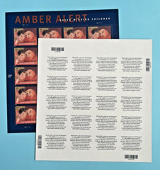 SCOTT #4031 AMBER ALERT 39¢ – 2 PANES OF 20 = 40 STAMPS FV$15.60