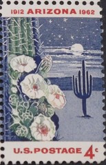 Bundle of US Postage Stamps Nevada Alabama Florida New Mexico Louisiana Arizona