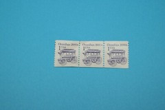 Omnibus 1880s Madison Stagecoach USA Postage Stamps USPS (3) 1 cent Stamps