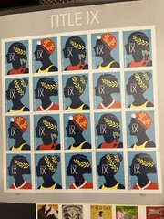 TITLE IX 20 count USA Forever stamps-NEVER USED