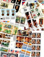 $50 Face Value Assorted United States MINT Postage Stamps BELOW Face VALUE!