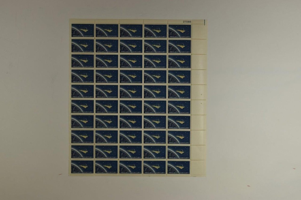 US SCOTT 1193 PANE OF 50 PROJECT MERCURY STAMPS 4 CENT FACE MNH