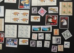 USA USPS MINT NH HIGH VALUE DENOMINATION POSTAGE STAMPS LOT FACE VALUE $382.63