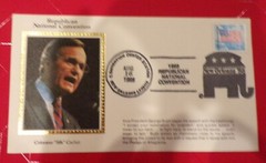 Stamps – Republican National Convention, 1988, VP George Bush accepted nominatio