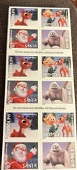 20 USPS RUDOLPH the Red Nose Reindeer 2014 Holiday Christmas Forever Stamps Rare