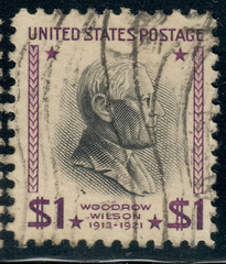 USA – 1938 – Presidential Issue – Woodrow Wilson – 1$ – #3875