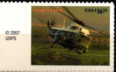 USA 2007 MARINE ONE SINGLE STAMP $16.25 SCOTT 4145 MNH