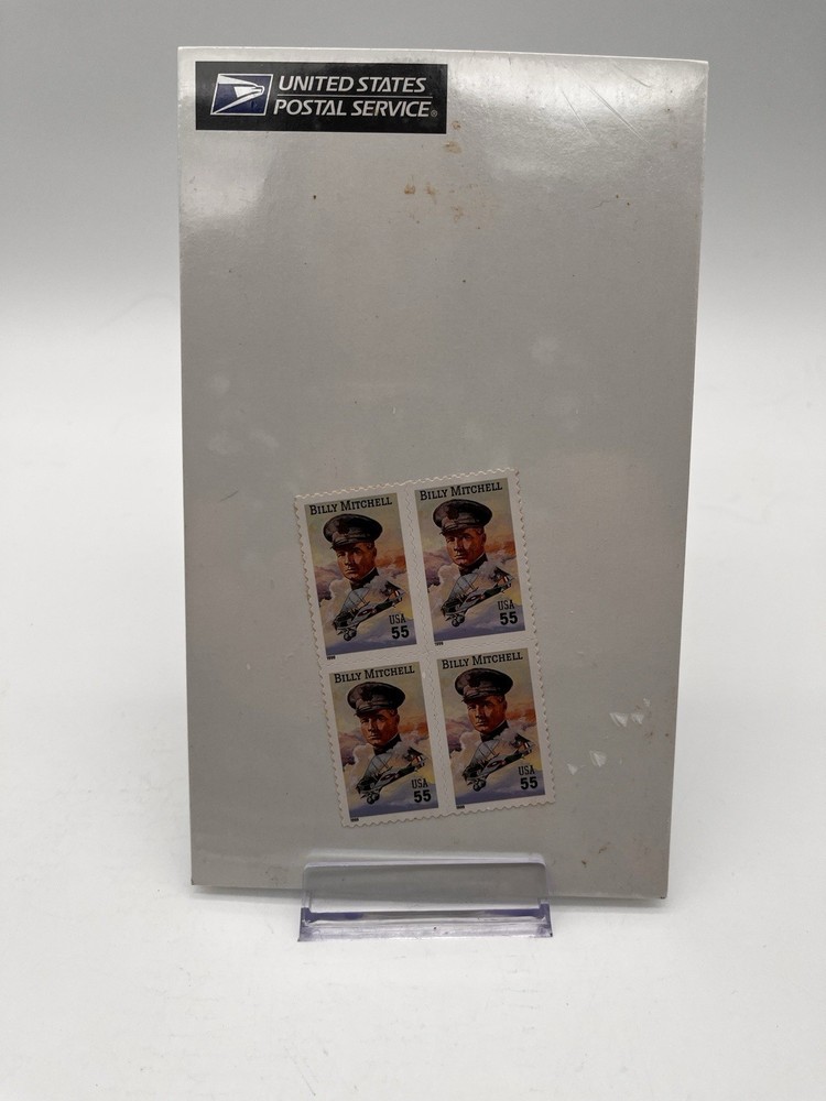 Billy Mitchell 55 cent stamp 1995- 4 stamps