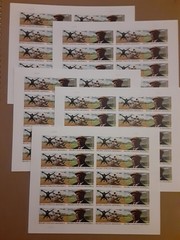 Lot of 5 Negro Leagues Baseball .44¢ USPS Stamp Sheet of 20 Rube Foster