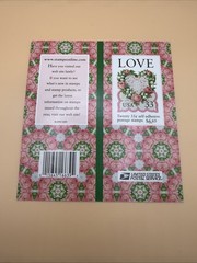 US SCOTT 3274a BOOKLET OF 20 FLORAL HEART LOVE STAMPS 33 CENT FACE MNH