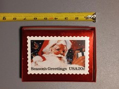 1999 Santa Claus 20 cent Postage Stamp Christmas Cards Box of 18 Made in the USA