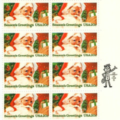 United States 20¢ 1983 Santa Claus Postage Stamp #2064 x 100 singles