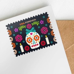 USPS Day of The Dead 2021 Forever Stamps – Sheet of 20 Postage Stamps