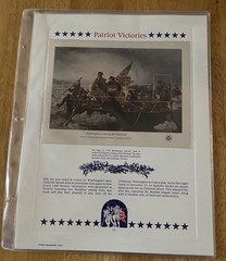 USA Stamp Series Panel Patriot Victories Postal Commemorative Society 17