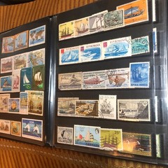 Many sailboats and yachts! 216 kinds of ship stamps! Stored in a Raymay stock