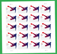 USPS North American (World Cup) Soccer Sheet of 20 Forever Stamps – MNH In Stock