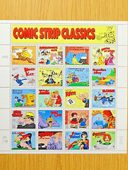 UNITED STATES DC COMIC STRIP CLASSIC 1995 20 1ST CLASS 32 CENT STAMP SET