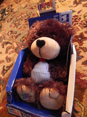USPS ~ 39c Happy Birthday Stamp ~ Plush Bear & Cupcake ~ 2012 Ltd Promo