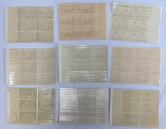 1954 US Commemorative Plate Block Collection MNH Americana History Scouts