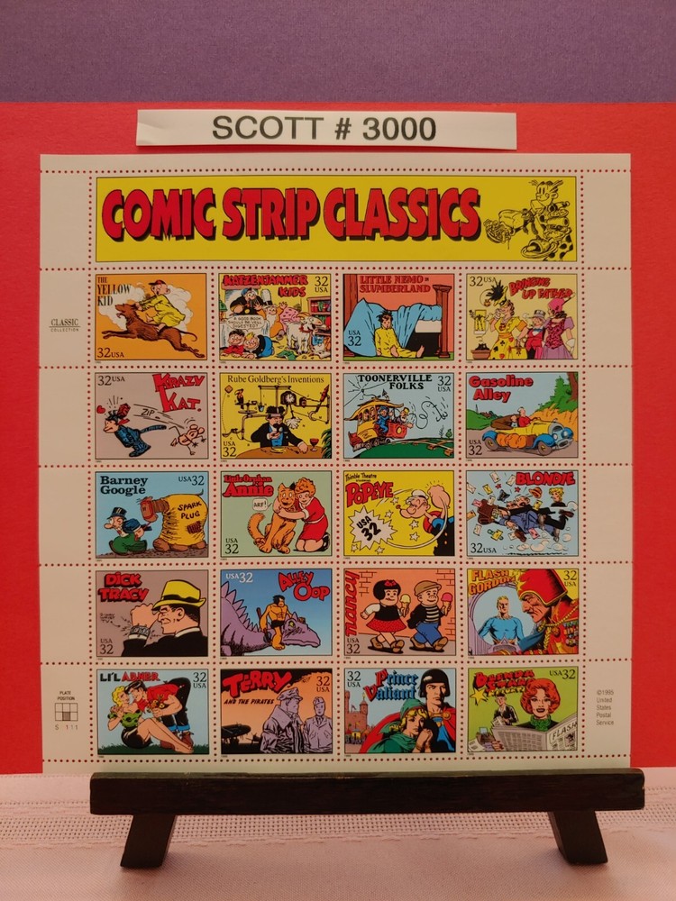 Scott # 3000 Comic Strip Classic