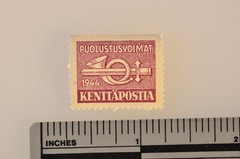 Lot of 2 UNUsed Kenttapostia War Stamps with Gum WW2 Finland
