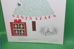 American Commemoratives Santa Claus USPS Stamps Panel Sheet 118 Oct. 18 1979